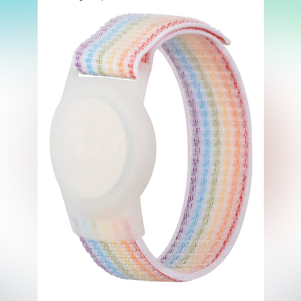 Sold Locally: Apple AirTag Kids Wristband- Rainbow